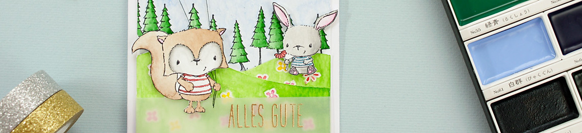 Tierische Geburtstagskarten | Purple Onion Designs