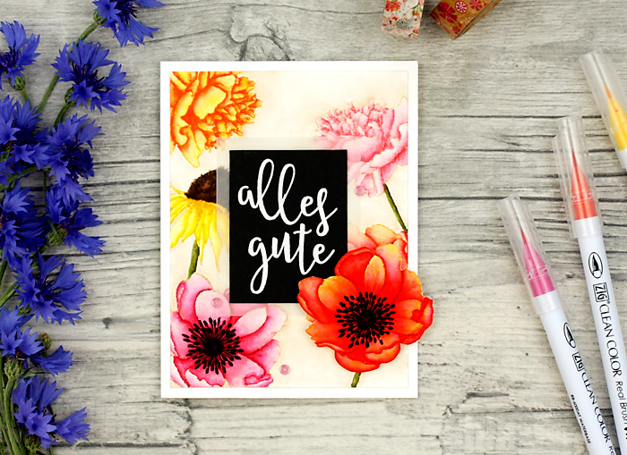 wieesmirgefaellt.de | Sommerblümchen - Summer flowers | Sophisticated script Concord & 9th + Flower Garden Stampers Anonymous