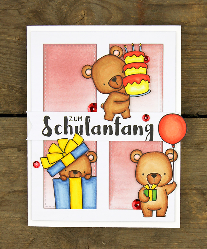 wieesmirgefaellt.de | Bärige Glückwünsche - Beary wishes | My Favourite Things Beary Special Birthday | Copic Aquarell Watercolor