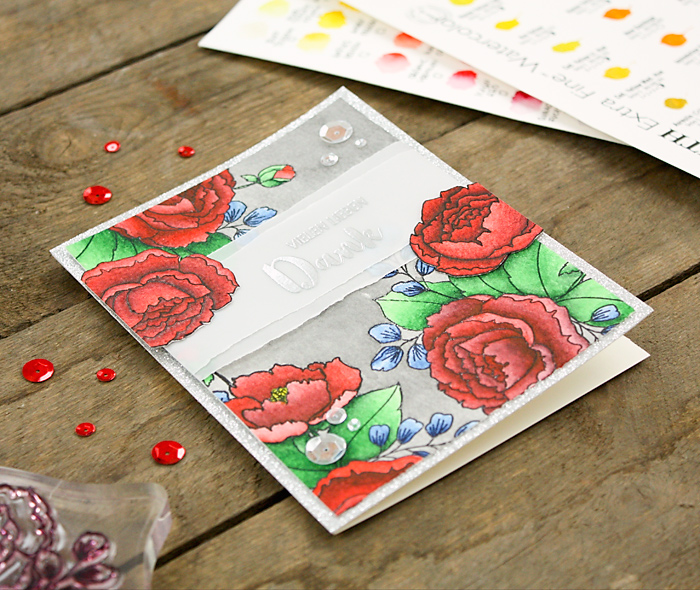 wieesmirgefaellt.de | Blumige Dankeskarten - Flower thank you cards | Mama Elephant Organic Blooms + Altenew Persian Motifs